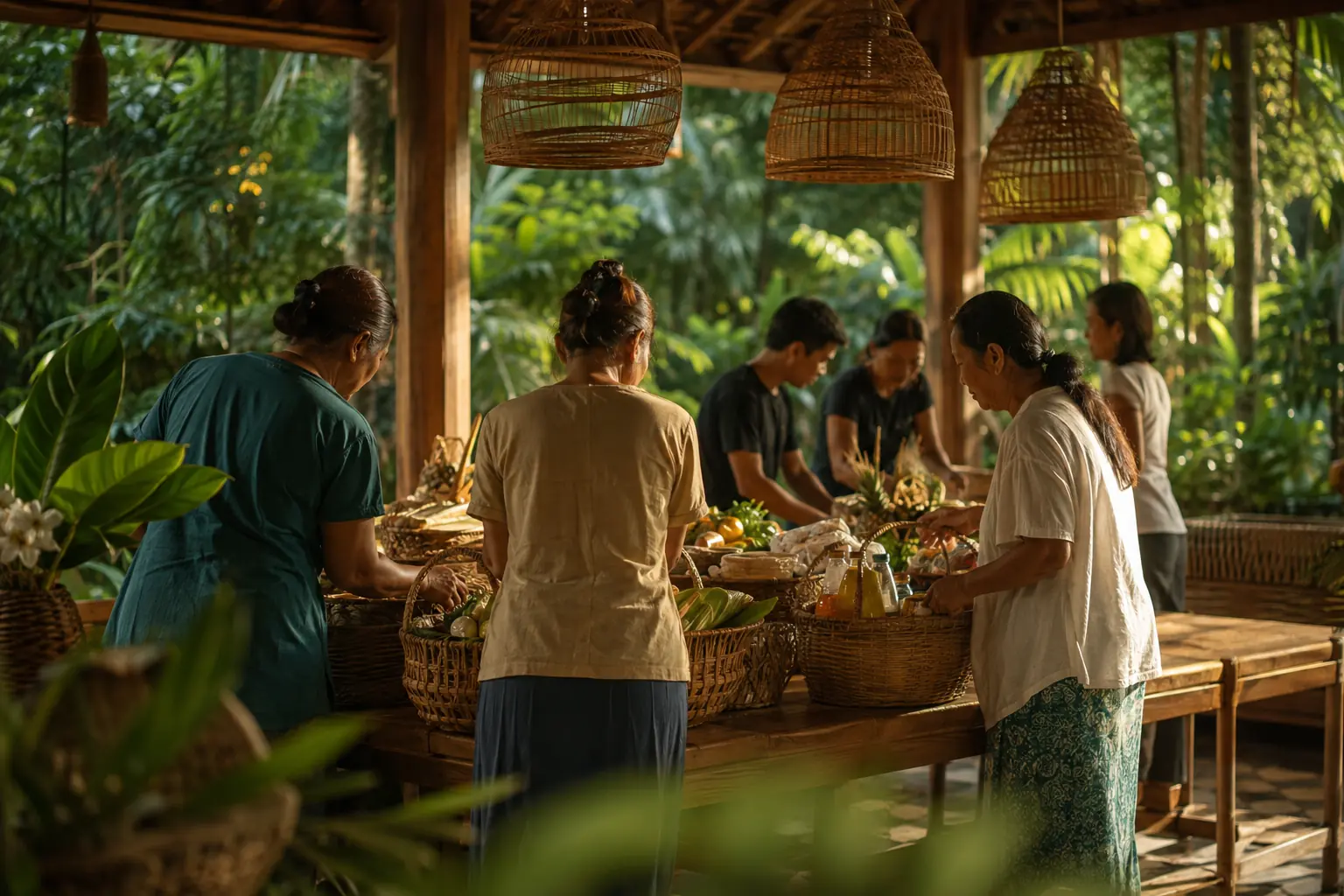 Lokale Gemeinschaft und Unterstützung auf Koh Chang